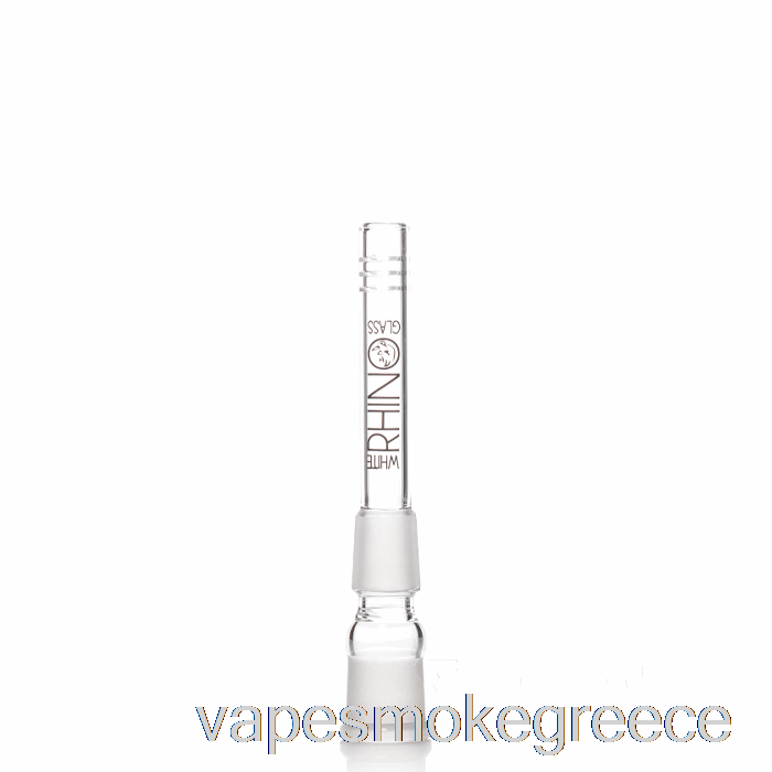 Vape Greece White Rhino 19/19 γυαλί κάτω στέλεχος 4ιντσών
